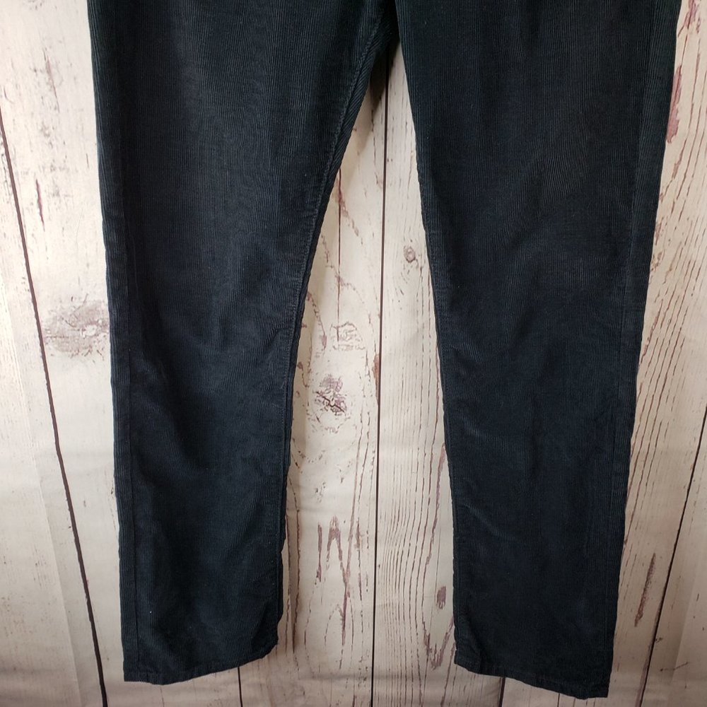J. Crew Corduroy Jeans Womens Size 31/30 Cropped Below Waist Cotton Black - Picture 6 of 9